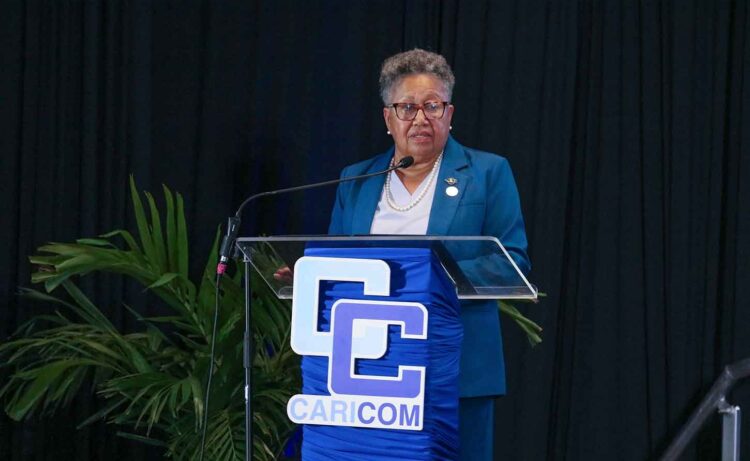 CARICOM Secretary-General Dr Carla Barnett reappointymernt referred to the Caribbean Court of Justice, CCJ.