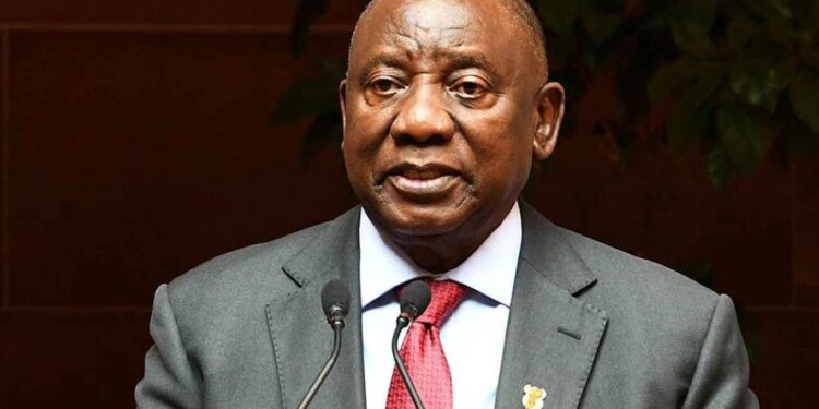 South African President Cyril Ramaphosa