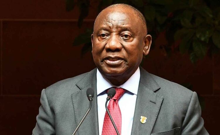 South African President Cyril Ramaphosa