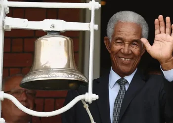 GHK Lall Hails Sir Garfield as Cricket's Greatest Champion (BBC News photo)
