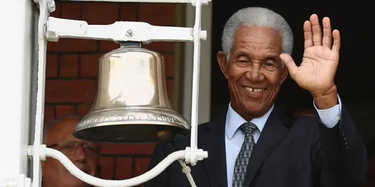GHK Lall Hails Sir Garfield as Cricket's Greatest Champion (BBC News photo)