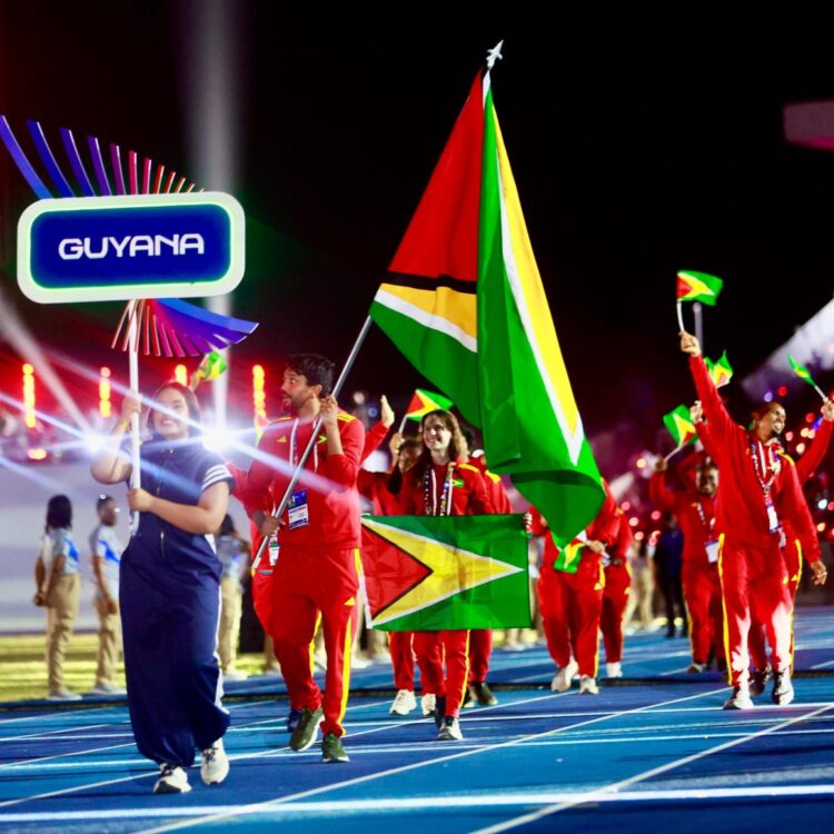 Guyana at the CAC Games (PanAm Sports photo)
