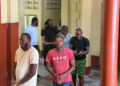 Captain Kevin Price, 40, Chief Mate Rondell Dwayne Roberts, 42, and Goods Superintendent Delon Granderson, 33 charged on July 22, 2026 with murder for MV Barima deaths