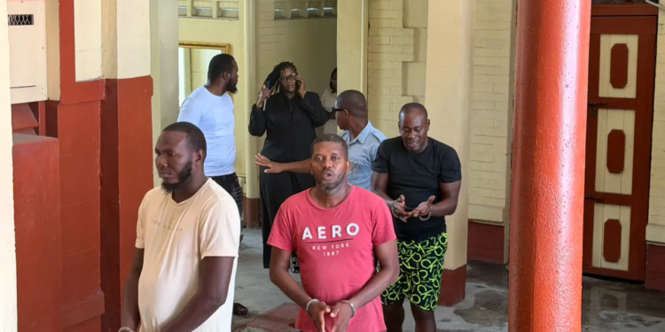 Captain Kevin Price, 40, Chief Mate Rondell Dwayne Roberts, 42, and Goods Superintendent Delon Granderson, 33 charged on July 22, 2026 with murder for MV Barima deaths