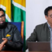 Guyana's President Irfaan Ali and Suriname's Minister Stephen Tsang (Instagram photo)