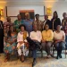 The CARICOM Reparations Commission - Seated (L-R): Dr Niambi Hall Campbell Dean, The Bahamas; Professor Verene Shepherd, Vice Chair, Research; Professor Sir Hilary Beckles, CRC Chairman, The UWI; Dr Hilary Brown, CARICOM Secretariat; Ms Laleta Davis Mattis, Jamaica. Standing (L-R): Ambassador David Comissiong, Barbados; The Hon. Trevor Prescod, Barbados; Ambassador Arley Gill, Grenada; Mr Dorbrene O’Marde, Antigua and Barbuda; Mr Earl Bousquet, Saint Lucia; Mr Eric Phillips, Guyana; Ms Carla Astaphan, St. Kitts and Nevis and Dr Damien Dublin, Dominica