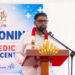 President Irfaan Ali at the commissioning of the new drug bond in Onderneeming, Region Two