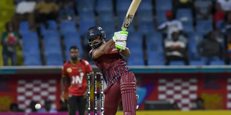 Shadab Khan gave the chase the impetus it needed  •  CPL T20