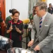 Prime Minister Kamla Persad-Bissessar and United States Deputy Secretary of State Christopher Landau