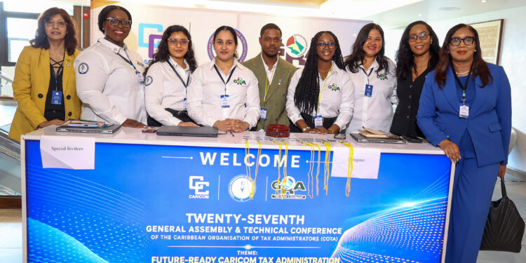Members of Staff of co-hosts, the CARICOM Secretariat and the Guyana Revenue Authority