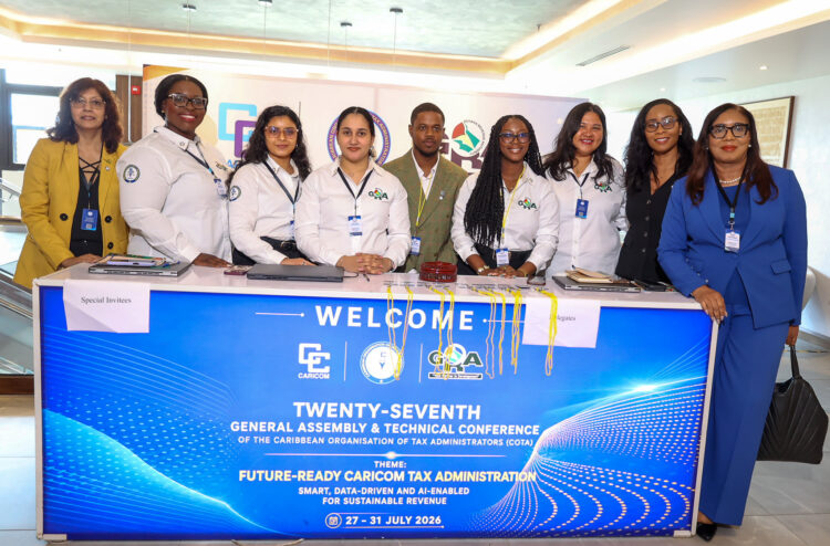 Members of Staff of co-hosts, the CARICOM Secretariat and the Guyana Revenue Authority