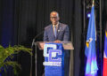 Chairman of CARICOM, The Honourable Philip J. Pierre, Prime Minister of Saint Lucia.