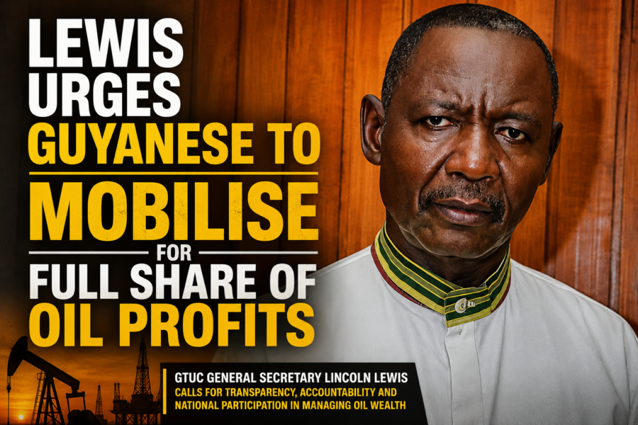 Lewis Urges Guyanese to Mobilise for Full Share of Oil Profits
