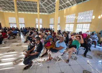 Residents of Melanie and surrounding communities gathered at the engagement