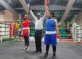 Female boxers- Orina Silas and Shania Benjamin