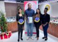General Manager of Jacobs Jewellery, Dellon Caesar, and other staff.