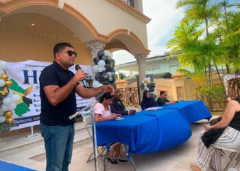 Opposition Leader Azruddin Mohamed at the H.E.R.O Launched on August 21, 2026