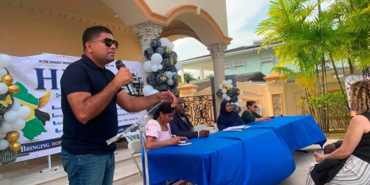 Opposition Leader Azruddin Mohamed at the H.E.R.O Launched on August 21, 2026