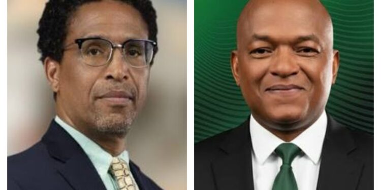 APNU MPs Dr. Terrence Campell (L) and Sherrod Duncan