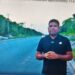 Opposition Leader Azruddin Mohamed on the Linden/Soesdyke Highway (screen grab)