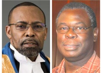 L-R CCJ President Winston Anderson, Adam Harris