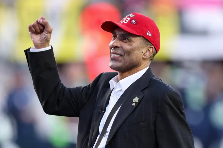Hall of Fame running back Roger Craig on Feb. 8 in Santa Clara, Calif.Kevin C. Cox / Getty Images file
