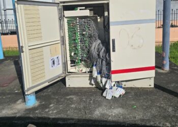 Vandalism in Queenstown (One Communication photo)