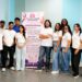 Staff of The Lotus Cancer Initiative Inc., the Ministry of Health, and Oxford Medical Centre pose for a group photograph during the recently concluded cancer screening and diagnostic outreach at the Enmore Regional Hospital.