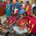 President Irfaan Ali (centre) at a relgious function