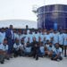President Irfaan Ali's brother, Aqtar Ali (third from left) with Sigma Team (Opposition Leader Azruddin Mohamed's photo)