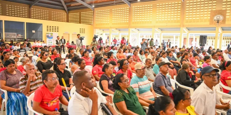 Residents of Good Hope during the consultation