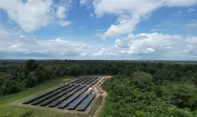 The Bartica Solar Farm in Daag Point, Region Seven