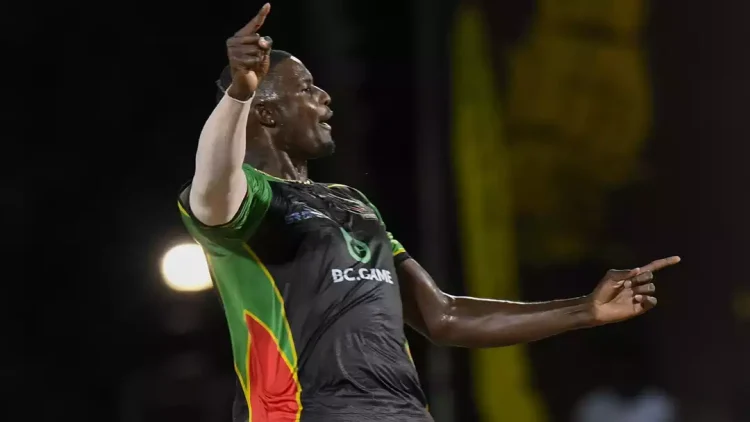 Captain Jason Holder (file image) struck thrice to set up the Patriots' first win of CPL 2026 © Getty
