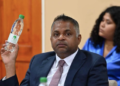 Minister of Public Utilities, Deodat Indar,