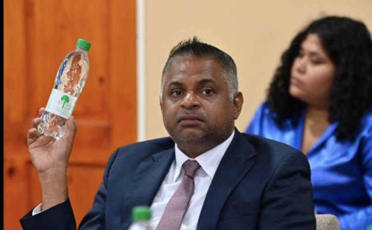 Minister of Public Utilities, Deodat Indar,