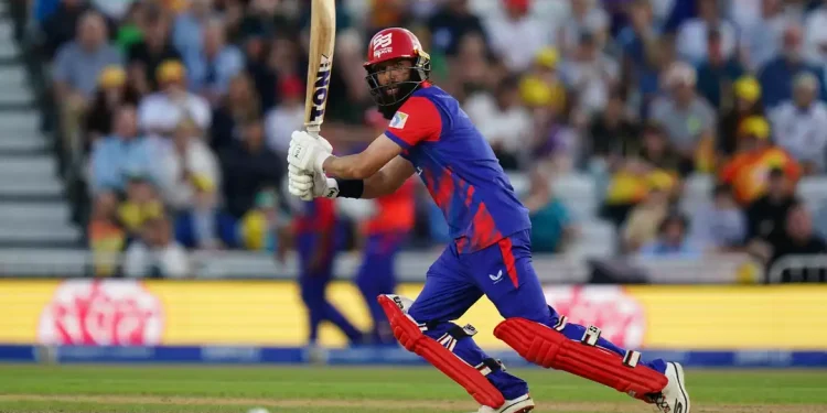 Moeen Ali [file pic] made 56 not out to lead Falcons to a match-winning 155. © Getty
