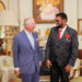 His Majesty King Charles III and President Dr. Mohamed Irfaan Ali