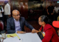 Vice President Dr Bharrat Jagdeo in Linden, Region Ten