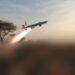 This handout photo provided by Houthi Media Center shows the launch of a drone allegedly toward Mocha in Yemen, on Aug. 9, 2026. (Houthi Media Center/Handout via Xinhua)
