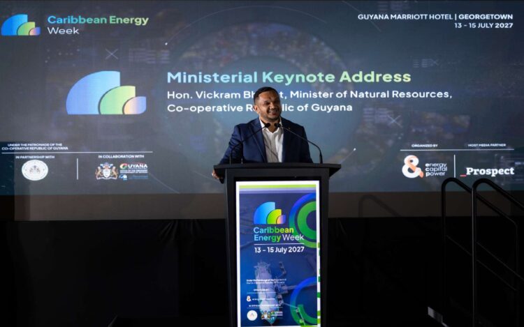 Natural Resources Minister Vickram Bharrat
