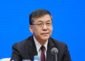 Yin Hejun, China's minister of science and technology, talks with reporters at a press conference, Beijing, China, September 29, 2026. /SCIO
