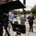 MS NOW White House correspondent Vaughn Hillyard reports from a street corner just outside the White House after US President Donald Trump banned three major news outlets (CNN, MS NOW and Politico) from the White House, in Washington, DC, US, Sept 21, 2026. [Photo/Agencies]