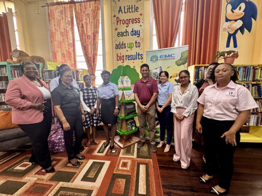 EMC Foundation Presents Information Tree to the National Library of Guyana