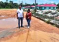 MPs Sherod Duncan and Juretha Fernandes at Five Mile Road Housing Development Project (MP Sherod Duncan photo)