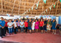 Representatives from the Greater Guyana Initiative, Food for the Poor (Guyana) Inc. and some of the beneficiaries of Project ANAIM