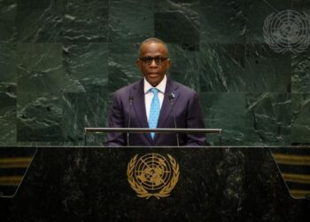 CARICOM of CARICOM, Prime Minister of Saint Lucia, Hon. Philip J. Pierre, delivering his address to the UNGA81, 25 September, New York.