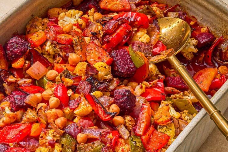 Turkish Vegetable Casserole with Chickpeas