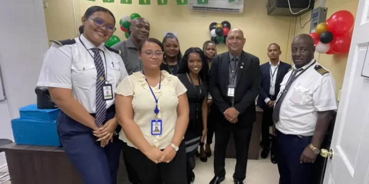 Some of the staff at one of the GRA service centre