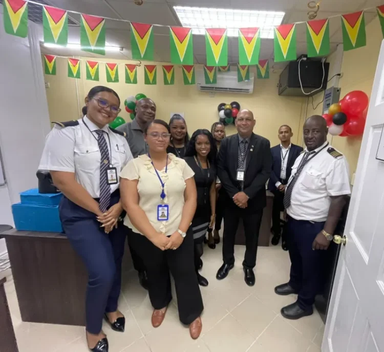 Some of the staff at one of the GRA service centre