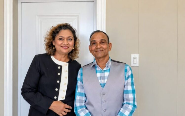 L-R Minister Priya Manickhand and Waste To Wealth Caribbean Inc. Founder Rampertab Etwaria